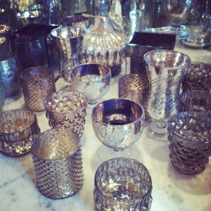 mercury glass votives
